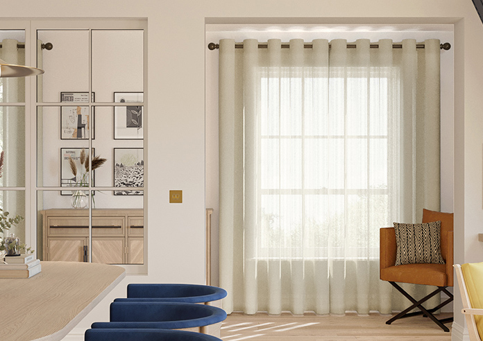 Pescara Voile, Oat - Made to Measure Curtains - Image 7